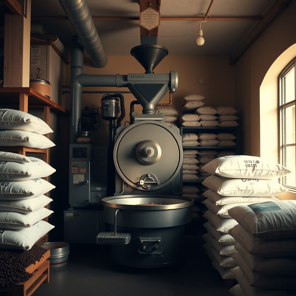 Mikado coffee roastery interior